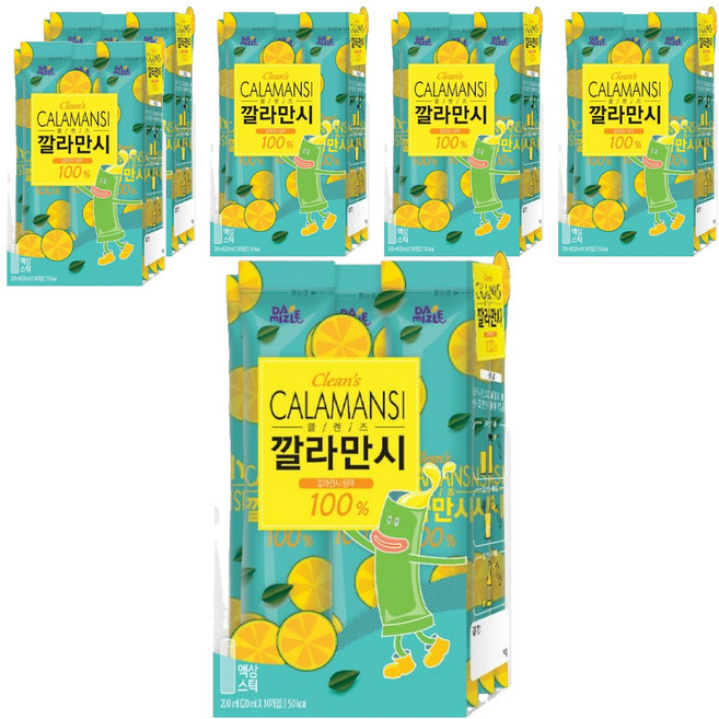 다미즐 클렌즈 깔라만시 스틱, 20ml, 10개입, 6개