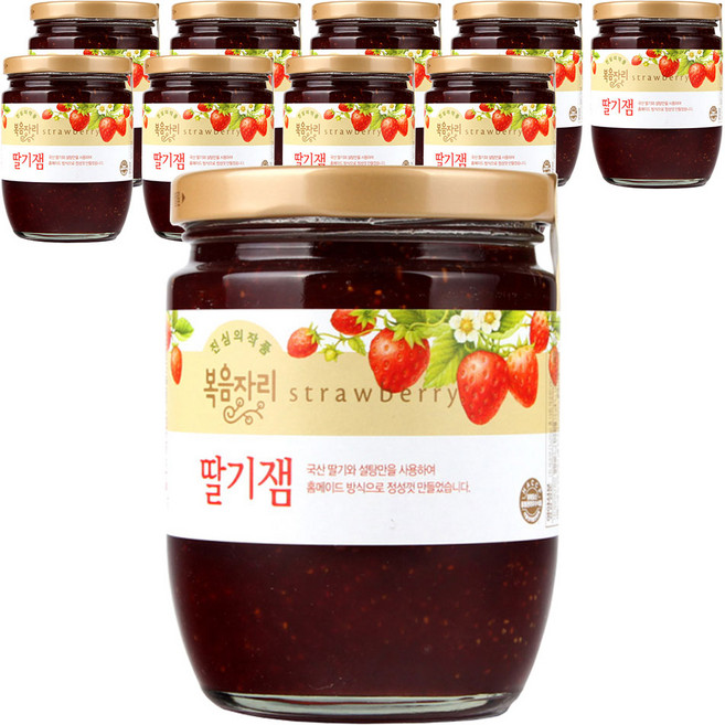 복음자리 딸기잼, 380g, 10개
