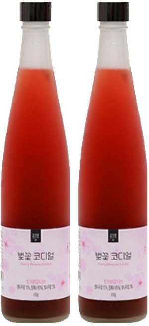 우리꽃연구소 벚꽃 코디얼, 650g, 1개입, 2개