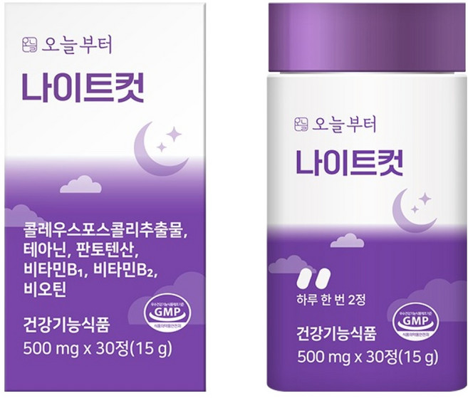 오늘부터 나이트컷 다이어트보조제, 1개, 30정