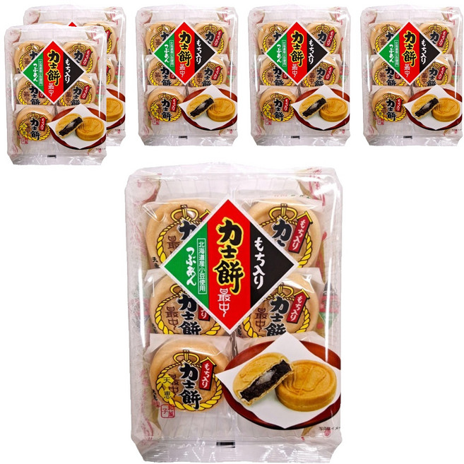 텐케 역사 모나카 과자, 180g, 6개