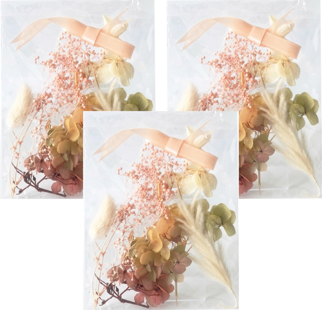 A-ONE 匯旺 浮游花DIY花材包 3包, 霞光璀璨