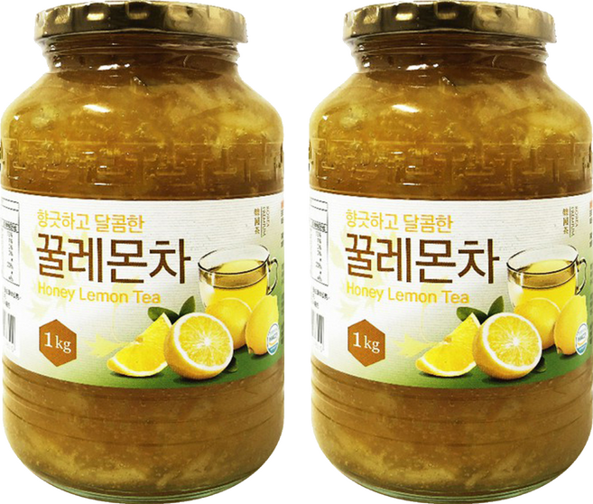 逢國食品 韓國蜂蜜檸檬茶, 1kg, 1入, 2罐