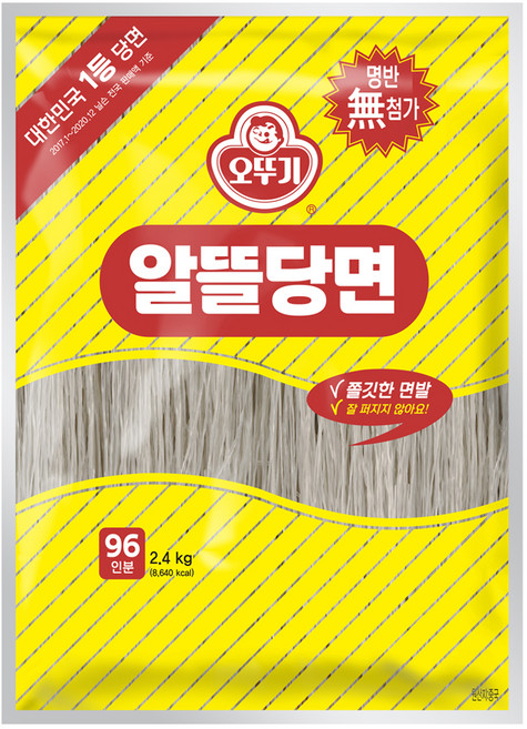오뚜기 알뜰당면, 2.4kg, 1개