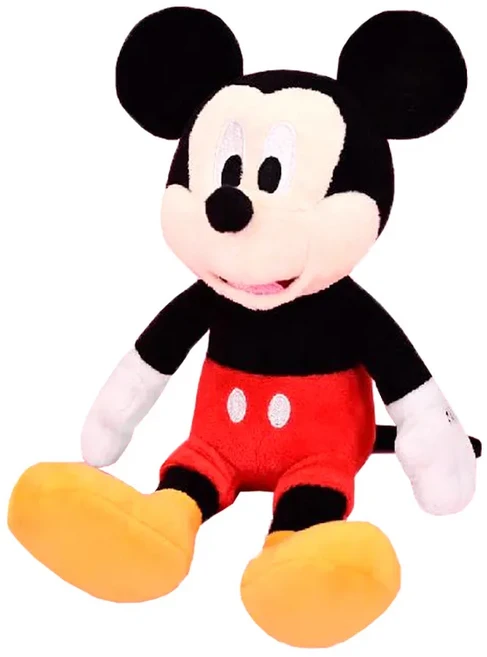 KHTOY Disney 絨毛系列娃娃 9吋, 米奇 黑色 + 紅色