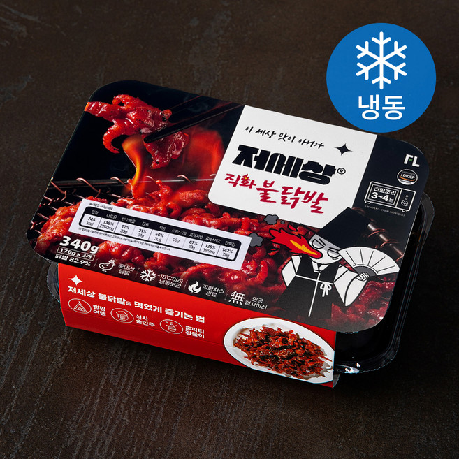 저세상 불닭발 무뼈 (냉동), 170g, 2팩