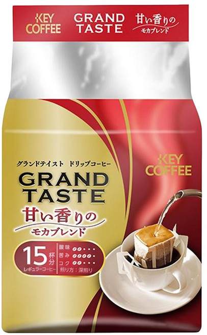 KEY COFFEE 香甜研磨濾掛咖啡, 1個, 15個裝, 6g
