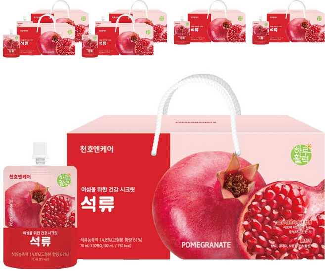 천호엔케어 하루활력 석류즙, 70ml, 210개