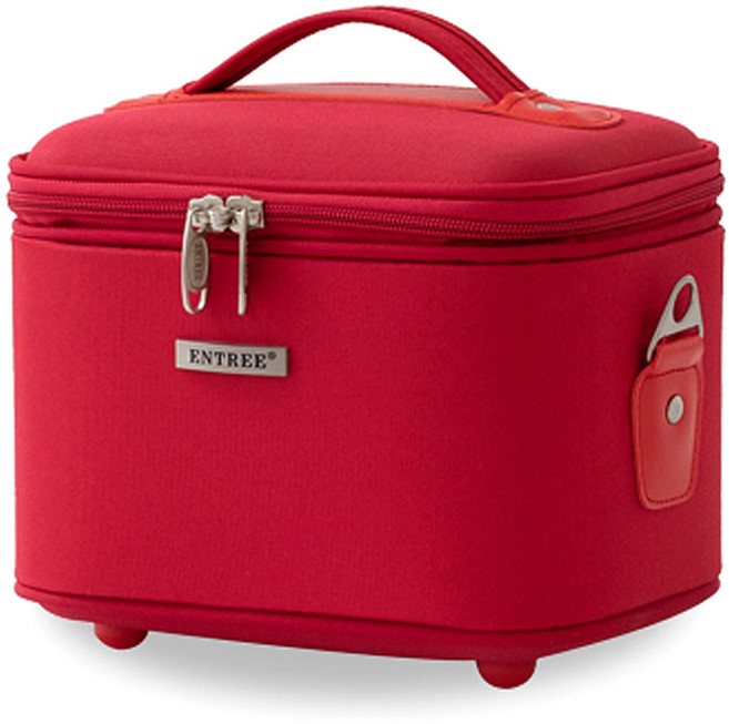 앙뜨레 화장품 가방 SH-505, 레드(적색), 1개