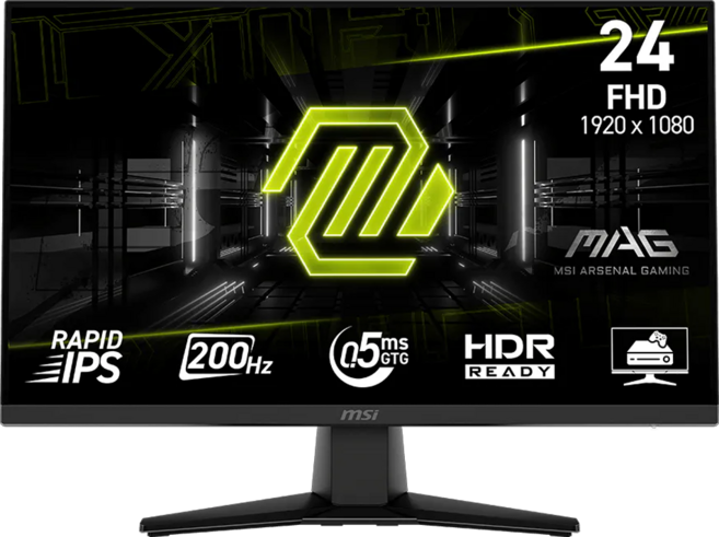 msi 微星 FHD 電競螢幕 200HC9:C26z/0.5ms/HDR Ready, 23.8吋, MAG 242F