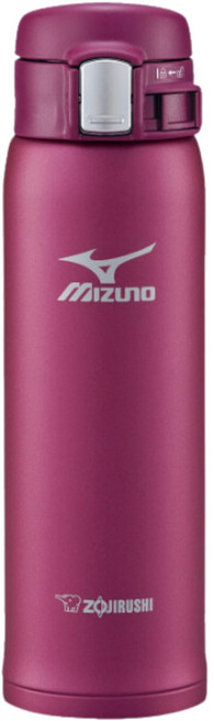 ZOJIRUSHI 象印 Mizuno 不銹鋼真空保溫杯, 酒紅色, 480ml, 1個