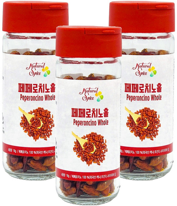 내츄럴스파이스 페페로치노 홀, 18g, 3개