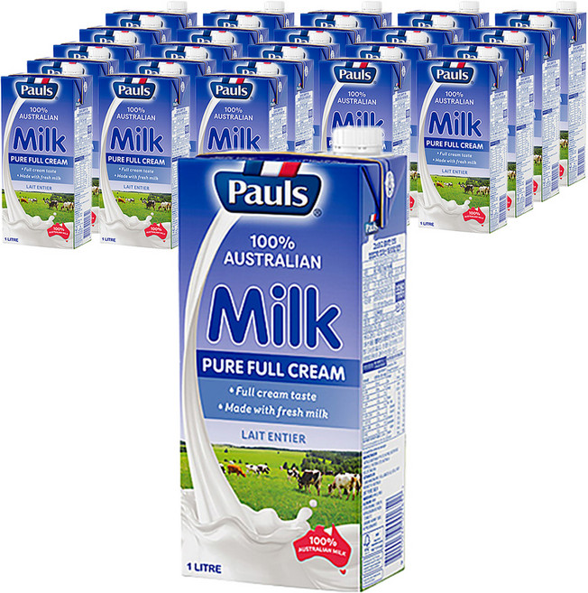 폴스 퓨어 밀크, 1L, 24개