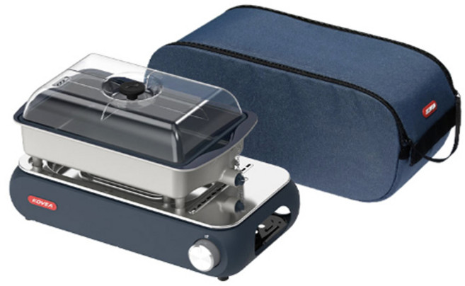 코베아 구이바다 세라믹 휴대용가스레인지, 네이비, 1개