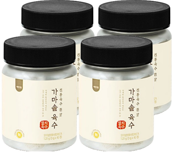 예찬원 가마솥 멸치육수, 120g, 4개