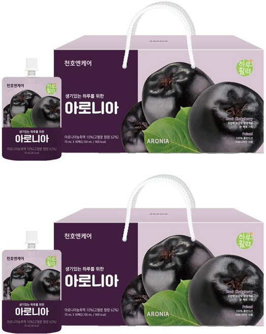 천호엔케어 생기있는 하루를 위한 아로니아즙, 70ml, 60개