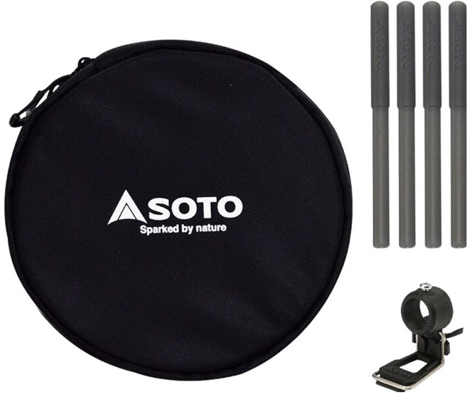 SOTO 蜘蛛爐專用點火組 ST-3104CSMT 黑色, 1組