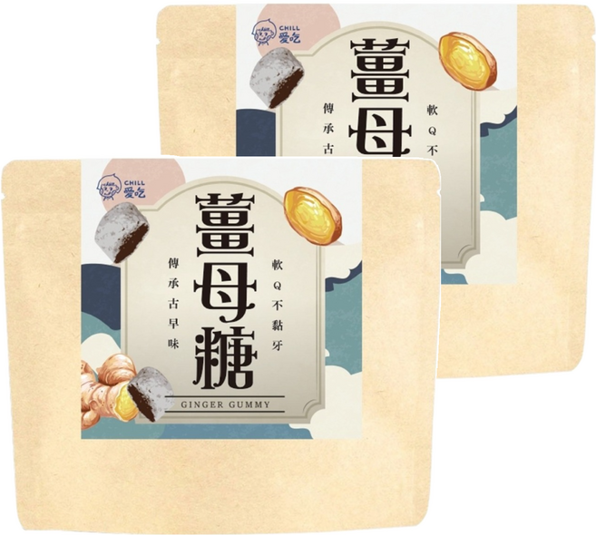 CHILL 愛吃 薑母糖, 100g, 2包