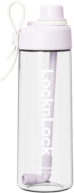 LocknLock 樂扣樂扣 Q咪樂吸管杯 C12, 葡萄軟糖, 750ml, 1個