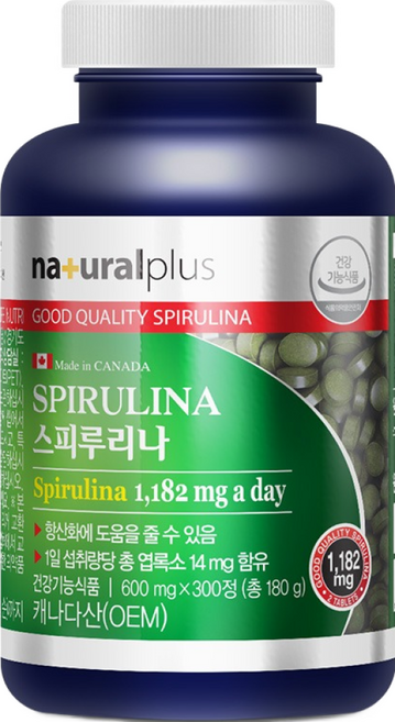 내츄럴플러스 스피루리나, 300정, 1개