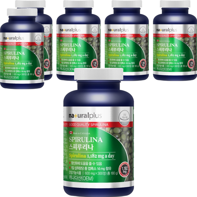 naturalplus 螺旋藻, 300錠, 6個