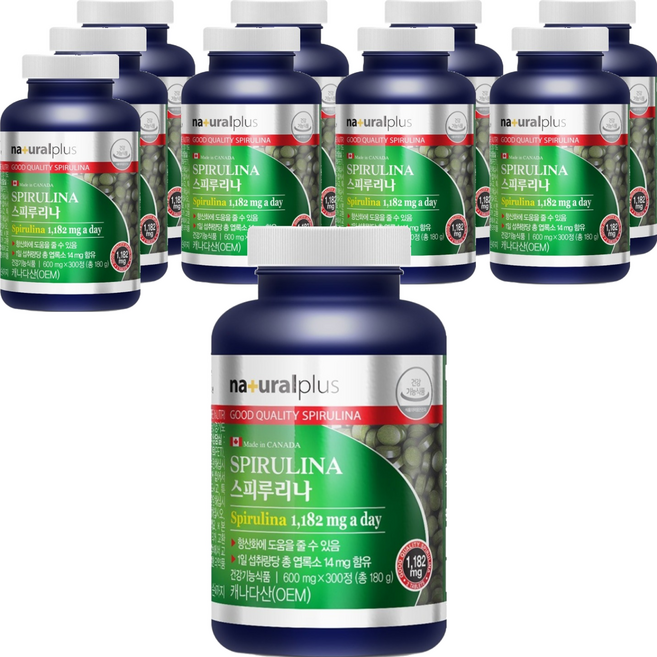 naturalplus 螺旋藻, 300錠, 10個