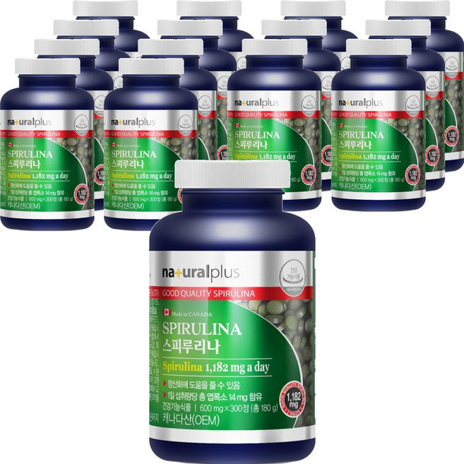 naturalplus 螺旋藻, 300錠, 15個