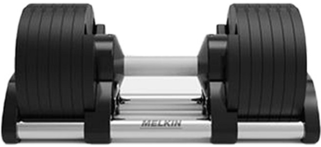 멜킨스포츠 무게조절 덤벨 롤튼 조립식 아령 세트 팬텀 블랙 24kg / 2kg 조절 + 거치대, 1세트