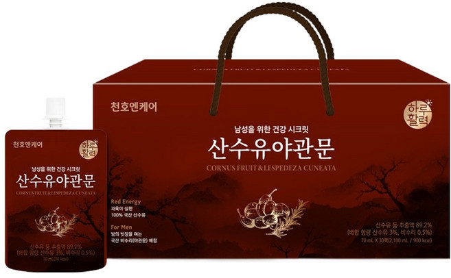 하루활력 남성을 위한 건강 시크릿 산수유야관문, 2.1L, 1개