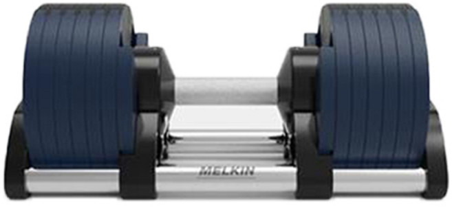 멜킨스포츠 롤튼 무게조절 덤벨 네이비 블루 24kg / 2kg 조절 + 거치대, 1세트
