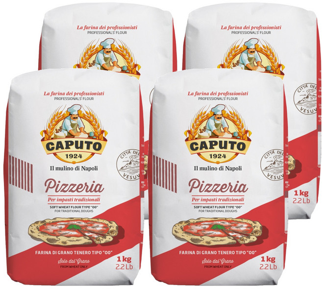 카푸토1924 피제리아 Tipo 00 밀가루, 1kg, 4개
