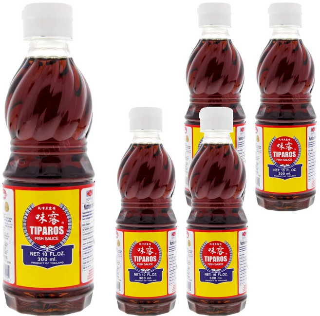TIPAROS 味露 魚露, 300ml, 5瓶