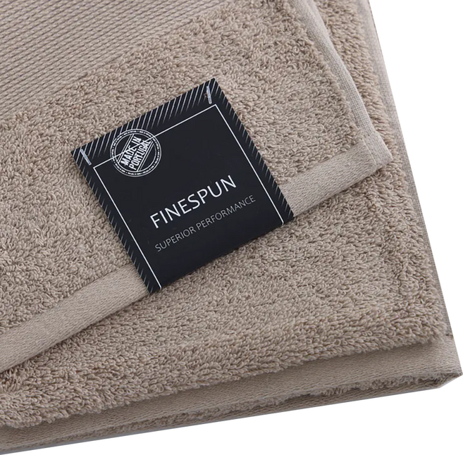 Mundotextil GOODin 葡萄牙方巾 6條 100%棉 柔軟吸水快乾, 亞麻米