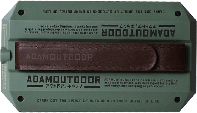 ADAMOUTDOOR 3D廣角鑽石燈 ADCL-CP160 三面式LED照明燈 16000mAh高容量電池 Type-C快充, 綠色, 1個