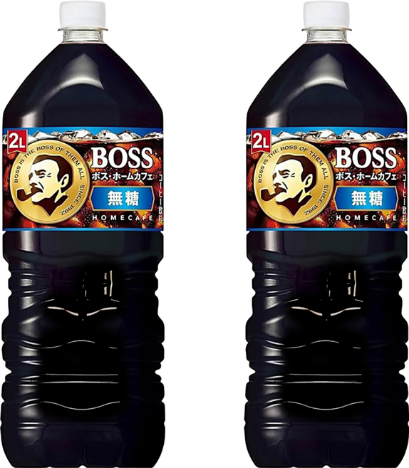 日本 BOSS 無糖咖啡, 2L, 2瓶