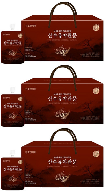 하루활력 남성을 위한 건강 시크릿 산수유야관문, 2.1L, 3개