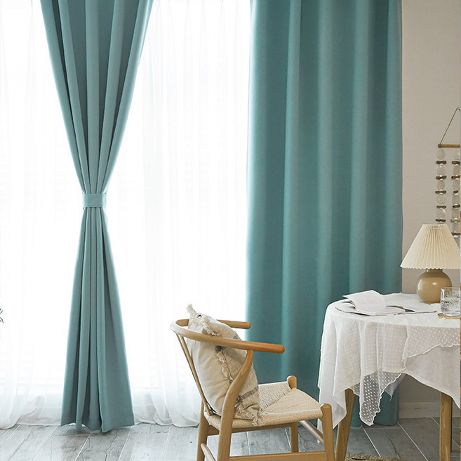 베베데코 3중직 솔리드 암막커튼 핀형