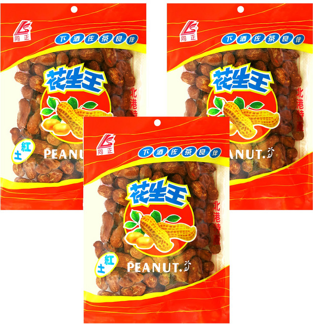 同正 紅土花生王 200g, 3包