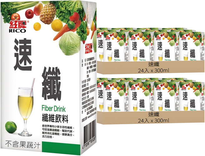 速纖 纖維飲料, 300ml, 48入