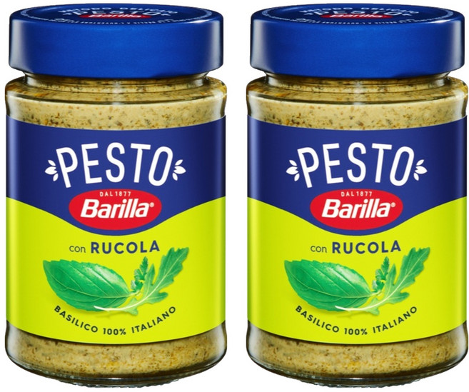 바릴라 바실리코 루콜라 페스토 소스, 2개, 190g