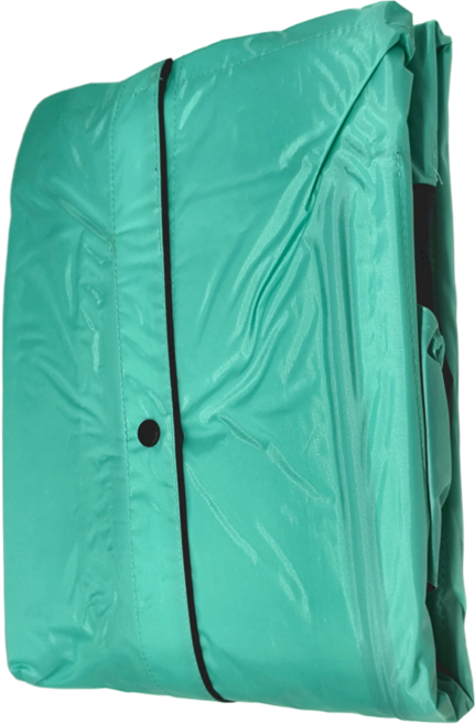 Moto cap 鈦鴻 雙側開套裝雨衣, 綠色