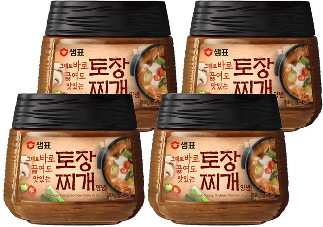 샘표 토장찌개 양념, 910g, 4개