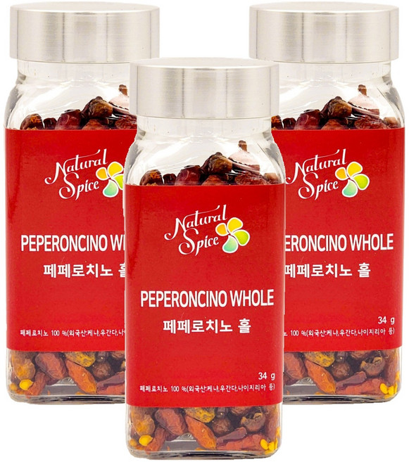 내츄럴스파이스 페페로치노 홀, 34g, 3개