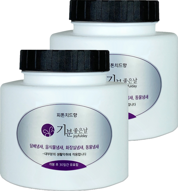 기분좋은날 냄새제거 카트리지 리필 대, 240g, 2개, 피톤치드