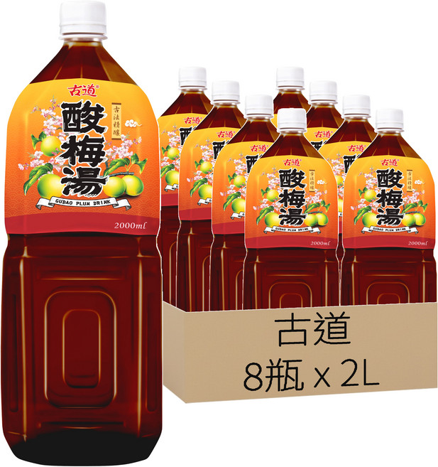 古道 酸梅湯, 2L, 8瓶
