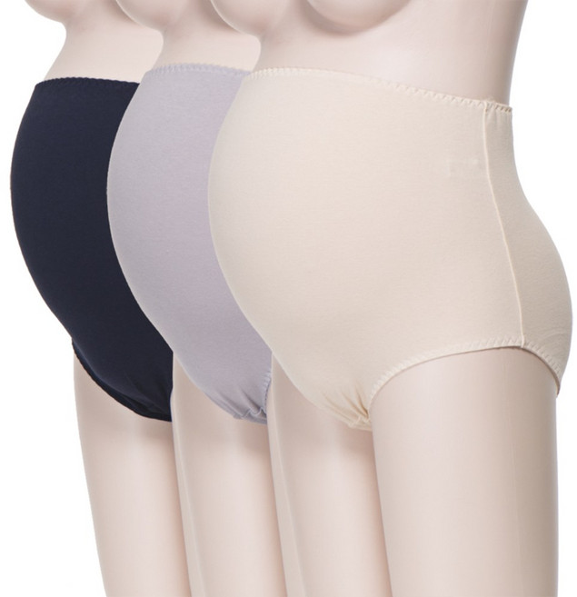 프라하우스 여성용 임부 면 팬티 3개 세트 PT202