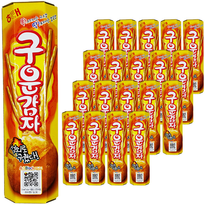 해태제과 구운감자, 27g, 20개