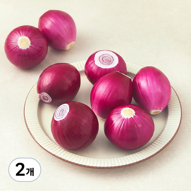 국내산 자색 깐양파, 1kg, 2개