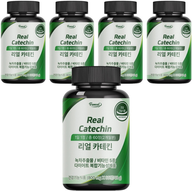 Funeat 兒茶素錠, 60顆, 5罐