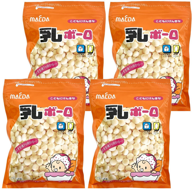 MAEDA 大阪前田製菓 乳球 蛋酥, 120g, 4包